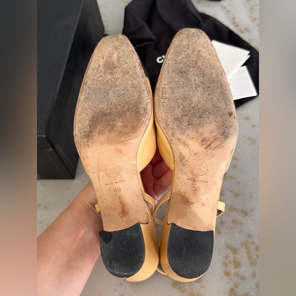 CHANEL nude slingbacks - Picture 10 of 12